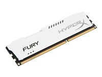 HyperX FURY - DDR3 - module - 4 Go - DIMM 240 broches - 1866 MHz / PC3-14900 - CL10 - 1.5 V - mémoire sans tampon - non ECC - blanc HX318C10FW/4