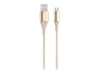 Belkin MIXIT DuraTek - Câble USB - Micro-USB de type B (M) pour USB (M) - USB 2.0 - 2.4 A - 1.22 m - or F2CU051BT04-GLD