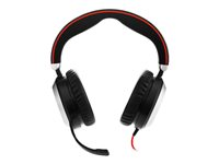 Jabra Evolve 80 Stereo Replacement - Micro-casque - circum-aural - filaire - Suppresseur de bruit actif - jack 3,5mm - pour Evolve 80 MS stereo, 80 UC stereo 14401-11