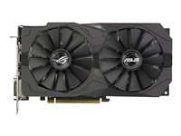 ASUS ROG-STRIX-RX570-O4G-GAMING - OC Edition - carte graphique - Radeon RX 570 - 4 Go GDDR5 - PCIe 3.0 x16 - 2 x DVI, HDMI, DisplayPort ROG-STRIX-RX570-O4G-GAMING