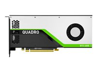 NVIDIA Quadro RTX 4000 - Carte graphique - Quadro RTX 4000 - 8 Go GDDR6 - PCIe 3.0 x16 - 3 x DisplayPort, USB-C - Adaptateurs inclus VCQRTX4000-PB