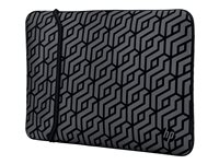 HP Neoprene Reversible Sleeve - Housse d'ordinateur portable - 15.6" - pour OMEN by HP 15; HP 15; ENVY x360; Pavilion 15; Pavilion Gaming 15; Pavilion x360 2TX17AA#ABB