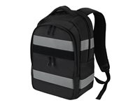 DICOTA Reflective - Sac à dos - 600D RPET, polyuréthane thermoplastique (TPU) de première qualité - noir P20471-03