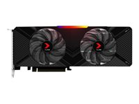 PNY XLR8 GeForce RTX 2080 Gaming Dual Fan - Overclocked Edition - carte graphique - GF RTX 2080 - 8 Go GDDR6 - PCIe 3.0 x16 - HDMI, 3 x DisplayPort, USB-C - noir/rouge VCG20808DFPPB-O