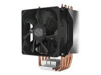 Cooler Master Hyper H412R - Refroidisseur de processeur - (pour : LGA775, LGA1156, AM2, AM2+, LGA1366, AM3, LGA1155, AM3+, LGA2011, FM1, FM2, LGA1150, FM2+, LGA2011-3, LGA1151, AM4, LGA2066) - aluminium avec embase en cuivre - 92 mm - noir RR-H412-20PK-R2