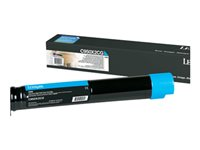 Lexmark - À rendement extrêmement élevé - cyan - original - cartouche de toner LCCP - pour Lexmark C950DE, C950dte C950X2CG