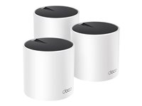 TP-Link Deco X55 V1.60 - - système Wi-Fi - (3 routeurs) - jusqu'à 6500 pieds carrés - maillage - 1GbE - Wi-Fi 6 - Bi-bande DECO X55(3-PACK)