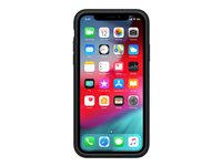 Apple Smart - Boîtier de batterie pour téléphone portable - silicone - noir - pour iPhone XR MU7M2ZM/A