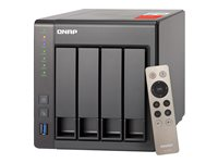 QNAP TS-451+ - Serveur NAS - 4 Baies - SATA 6Gb/s - RAID 0, 1, 5, 6, 10, JBOD, disque de réserve 5 - RAM 2 Go - Gigabit Ethernet - iSCSI TS-451+-2G (2GB RAM)