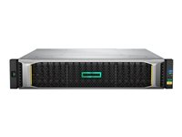 HPE Modular Smart Array 2052 SAN Dual Controller SFF Storage - Baie de disque dur/disque dur SSD - 1.6 To - 24 Baies (SAS-2) - SSD 800 Go x 2 - rack-montable - 2U Q1J03B