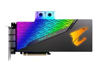 Gigabyte AORUS GeForce RTX 2080 Ti XTREME WATERFORCE WB 11G - Carte graphique - GF RTX 2080 Ti - 11 Go GDDR6 - PCIe 3.0 x16 - 3 x DisplayPort, 3 x HDMI, USB-C GV-N208TAORUSX WB-11GC