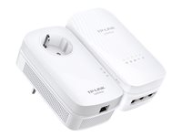 TP-Link Powerline TL-WPA8730 KIT - Gigabit ac Wi-Fi Kit - pont - GigE, HomePlug AV (HPAV), HomePlug AV (HPAV) 2.0, IEEE 1901 - 802.11a/b/g/n/ac - Bi-bande - Branchement mural TL-WPA8730 KIT