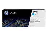 HP 508X - À rendement élevé - cyan - original - LaserJet - cartouche de toner (CF361X) - pour Color LaserJet Enterprise MFP M577; LaserJet Enterprise Flow MFP M577 CF361X