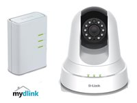 D-Link DCS 6045LKT PowerLine HD Day/Night Cloud Camera Kit - Caméra de surveillance réseau - couleur (Jour et nuit) - 1 MP - 1280 x 720 - Focale fixe - audio - HomePlug AV - MJPEG, H.264 DCS-6045LKT