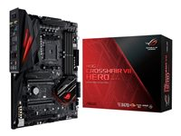 ASUS ROG CROSSHAIR VII HERO (WI-FI) - Carte-mère - ATX - Socket AM4 - AMD X470 - USB 3.1 Gen 1, USB-C Gen2, USB 3.1 Gen 2 - Bluetooth, Gigabit LAN, Wi-Fi - audio HD (8 canaux) ROG CROSSHAIR VII HERO (WI-FI)