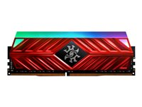 XPG SPECTRIX D41 - DDR4 - 16 Go: 2 x 8 Go - DIMM 288 broches - 3000 MHz / PC4-24000 - CL16 - 1.35 V - mémoire sans tampon - non ECC - rouge cramoisi AX4U300038G16-DR41