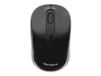 Targus - Souris - optique - 3 boutons - sans fil - 2.4 GHz - récepteur sans fil USB - noir AMW060EU