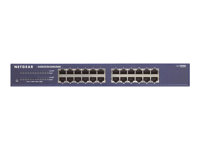 NETGEAR JGS524v2 - Commutateur - non géré - 24 x 10/100/1000 - de bureau, Montable sur rack - AC 100/230 V JGS524-200EUS