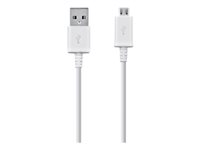 Samsung ECB-DU4EWE - Câble USB - Micro-USB de type B (M) pour USB (M) - USB 2.0 - 1.5 m - blanc - Europe ECB-DU4EWEGSTD