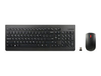 Lenovo Essential Wireless Combo - Ensemble clavier et souris - sans fil - 2.4 GHz - Espagnol 4X30M39490