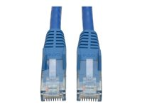 Tripp Lite 14ft Cat6 Gigabit Snagless Molded Patch Cable RJ45 M/M Blue 14' - Cordon de raccordement - RJ-45 (M) pour RJ-45 (M) - 4.3 m - UTP - CAT 6 - moulé, sans crochet, bloqué - bleu N201-014-BL