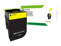 Lexmark - Jaune - original - cartouche de toner - pour Lexmark CX310dn, CX310n, CX410de, CX410dte, CX410e, CX510de, CX510dhe, CX510dthe 80C2SYE