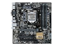 ASUS Q170M-C - Carte-mère - micro ATX - Socket LGA1151 - Q170 - USB 3.0 - Gigabit LAN - carte graphique embarquée (unité centrale requise) - audio HD (8 canaux) Q170M-C