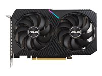 ASUS Dual GeForce RTX 3050 OC Edition - Carte graphique - GF RTX 3050 - 8 Go GDDR6 - PCIe 4.0 - HDMI, 3 x DisplayPort 90YV0HH0-M0NA00