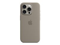 Apple - Coque de protection pour téléphone portable - compatibilité avec MagSafe - silicone - argile - pour iPhone 15 Pro MT1E3ZM/A