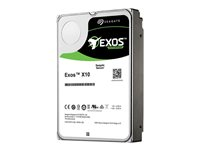 Seagate Exos X10 ST10000NM0226 - Disque dur - chiffré - 10 To - interne - 3.5" - SAS 12Gb/s - 7200 tours/min - mémoire tampon : 256 Mo - Self-Encrypting Drive (SED) ST10000NM0226