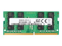 HP - DDR4 - module - 4 Go - SO DIMM 260 broches - 2666 MHz / PC4-21300 - 1.2 V - mémoire sans tampon - non ECC - promo - pour Elite Slice, Slice for Meeting Rooms G2, Slice G2; EliteDesk 705 G4 (SO-DIMM), 705 G5 (SO-DIMM), 800 G4 (SO-DIMM), 800 G5 (SO-DIMM); EliteOne 1000 G1, 1000 G2, 800 G4, 800 G5, 800 G6; ProDesk 400 G5 (SO-DIMM), 405 G4 (SO-DIMM), 600 G4 (SO-DIMM); ProOne 400 G4, 400 G6, 440 G5, 440 G6, 600 G5 3TK86AT